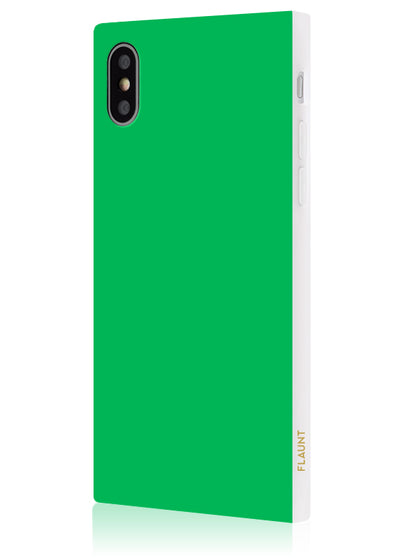 Emerald Green Square iPhone Case #iPhone X / iPhone XS