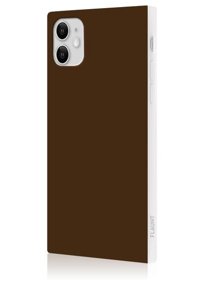 Nude Espresso Square iPhone Case #iPhone 11
