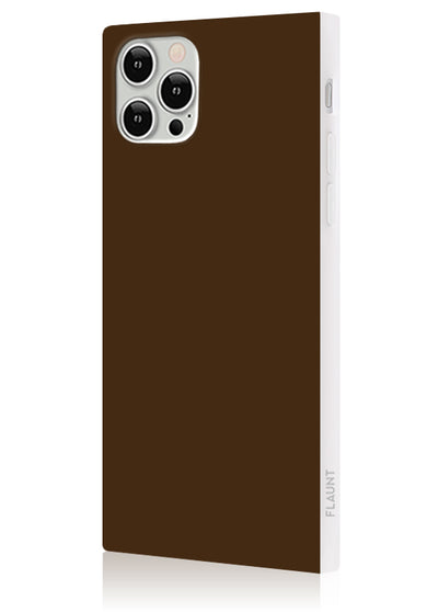 Nude Espresso Square iPhone Case #iPhone 12 / iPhone 12 Pro