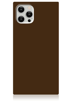 Nude Espresso Square iPhone Case #iPhone 12 Pro Max
