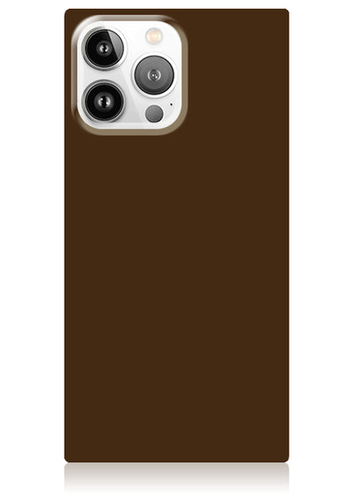 Nude Espresso Square iPhone Case #iPhone 14 Pro Max