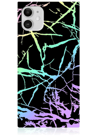 ["Holographic", "Black", "Marble", "Square", "iPhone", "Case", "#iPhone", "11"]
