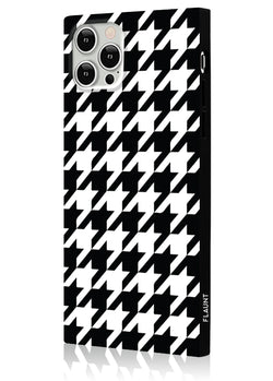 Houndstooth Square iPhone Case #iPhone 12 Pro Max