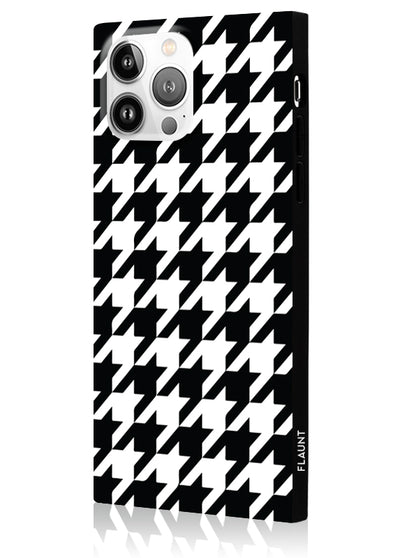 Houndstooth Square iPhone Case #iPhone 13 Pro Max