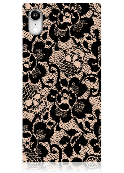 Betsey Johnson Lace Square iPhone Case #iPhone XR