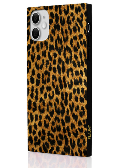 Leopard Square Phone Case  #iPhone 11