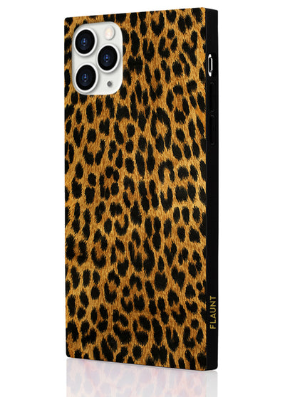 Leopard Square Phone Case  #iPhone 11 Pro