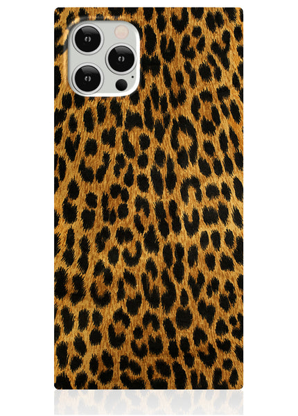 Leopard Print Square iPhone Case