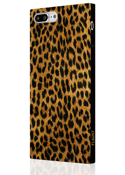 Leopard Square Phone Case  #iPhone 7 Plus / iPhone 8 Plus