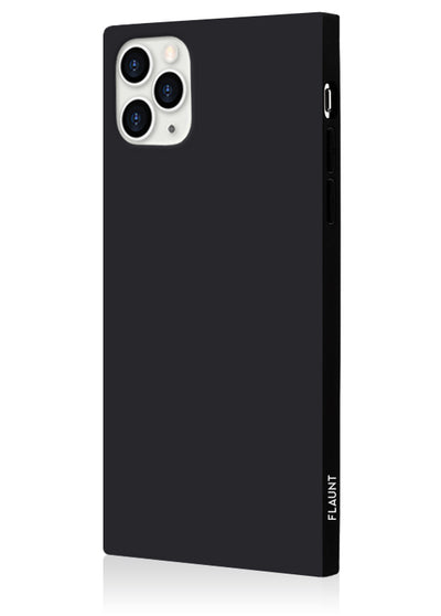 Matte Black Square Phone Case #iPhone 11 Pro