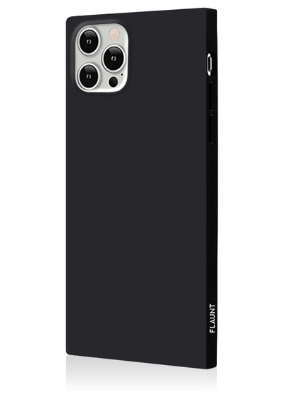 Matte Black Square Phone Case #iPhone 12 Pro Max