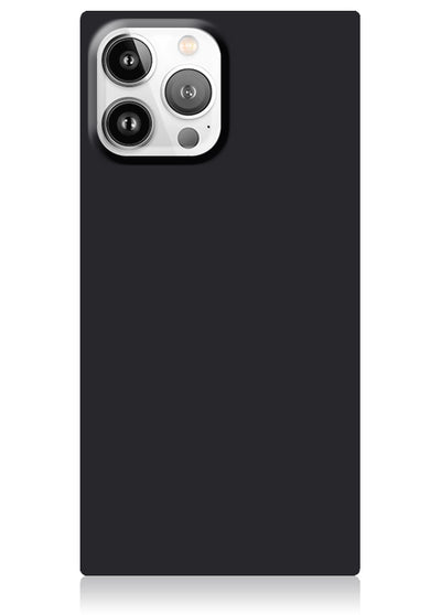 Matte Black Square iPhone Case #iPhone 13 Pro + MagSafe