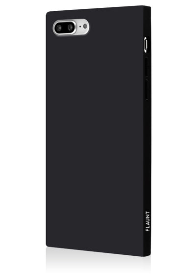 Matte Black Square Phone Case #iPhone 7 Plus / iPhone 8 Plus
