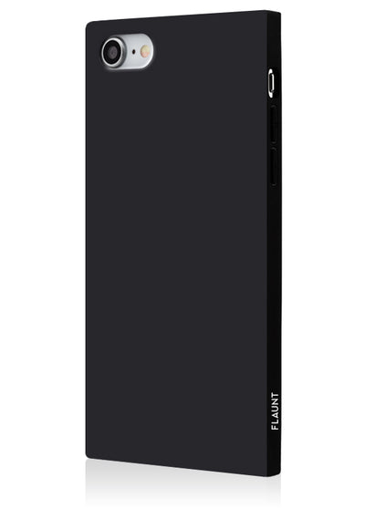 Matte Black Square iPhone Case #iPhone 7/8/SE (2020) 