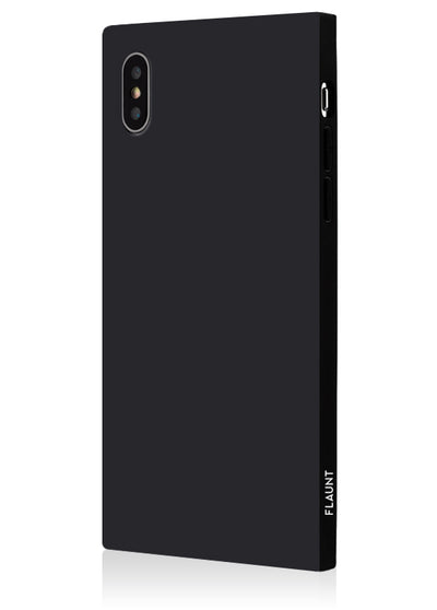 Matte Black Square Phone Case #iPhone XS Max