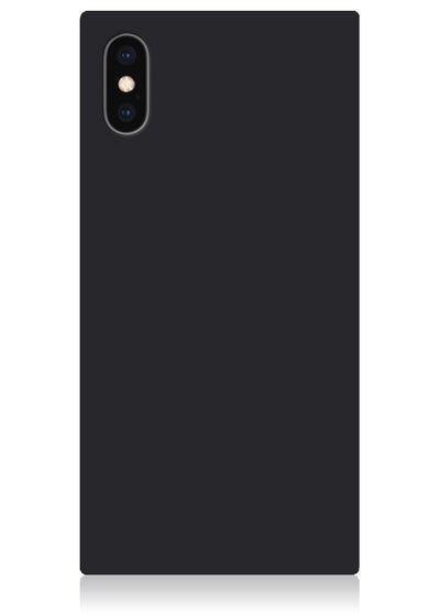 Matte Black Square iPhone Case #iPhone X / iPhone XS
