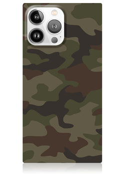 Matte Camo Square iPhone Case #iPhone 14 Pro