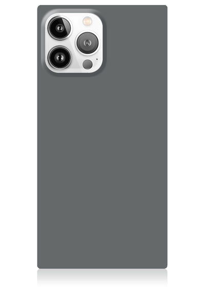 Matte Gray Square iPhone Case #iPhone 13 Pro