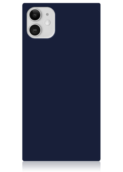 Matte Navy Square iPhone Case #iPhone 11