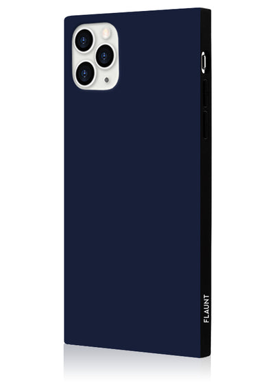 Matte Navy Square iPhone Case #iPhone 11 Pro