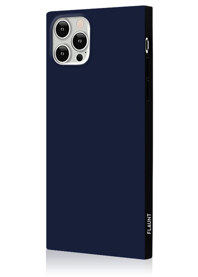 Matte Navy Square iPhone Case #iPhone 12 Pro Max