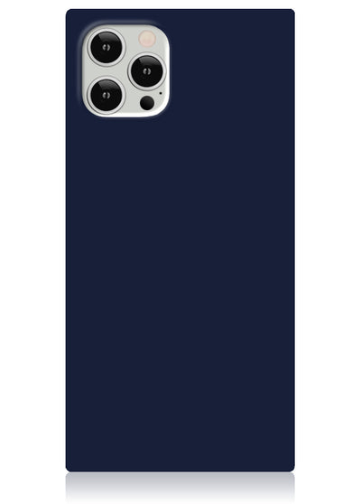 Matte Navy Square iPhone Case #iPhone 12 Pro Max