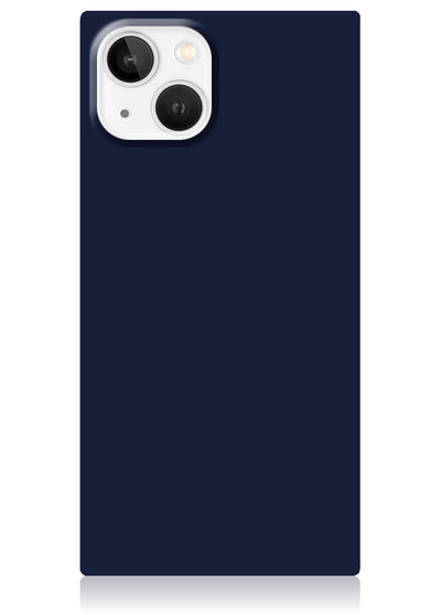 Matte Navy Square iPhone Case #iPhone 13
