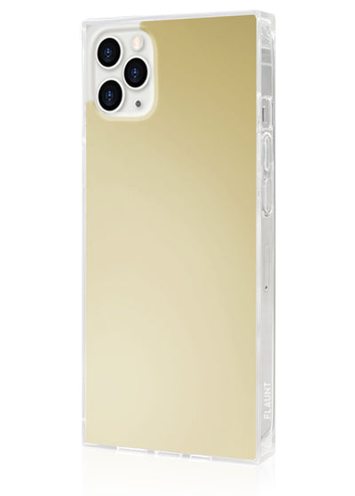 Metallic Gold Mirror Square iPhone Case #iPhone 11 Pro