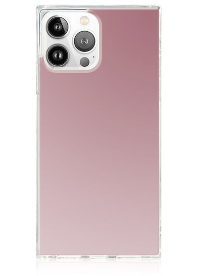 Metallic Rose Mirror Square iPhone Case #iPhone 13 Pro Max