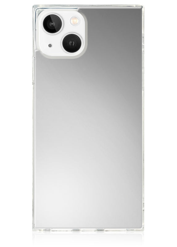 FLAUNT SQUARE Metallic Silver Mirror iPhone Case FLAUNT SQUARE Metallic Silver Mirror iPhone Case