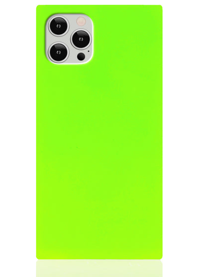 Neon Green Square iPhone Case #iPhone 12 / iPhone 12 Pro