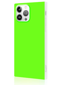 ["Neon", "Green", "Square", "iPhone", "Case", "#iPhone", "13", "Pro"]