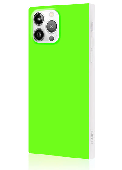 Neon Green Square iPhone Case #iPhone 13 Pro