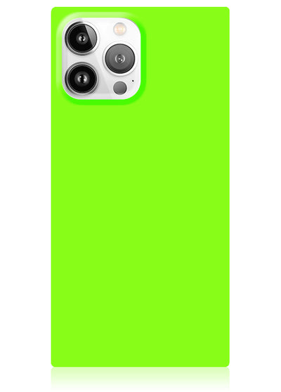 Neon Green Square iPhone Case #iPhone 13 Pro