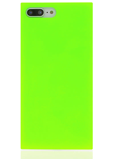 Neon Green Square iPhone Case #iPhone 7 Plus / iPhone 8 Plus