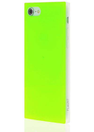 Neon Green Square Phone Case #iPhone 7/8/SE (2020)