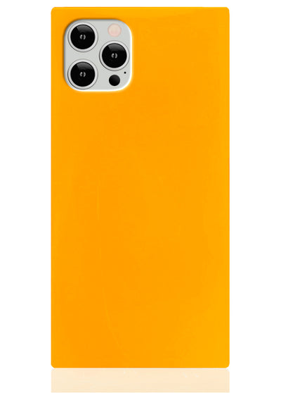 Neon Orange Square iPhone Case #iPhone 12 / iPhone 12 Pro