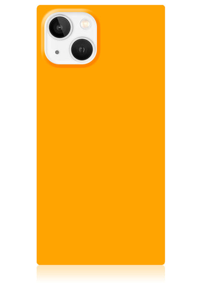 Neon Orange Square iPhone Case #iPhone 14 Plus