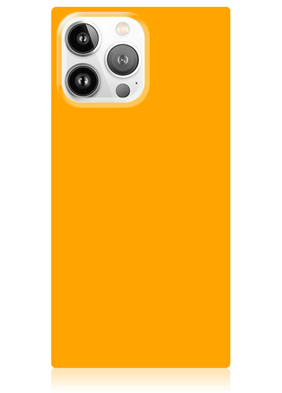Neon Orange Square iPhone Case #iPhone 14 Pro
