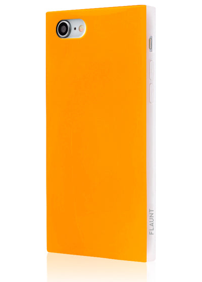 Neon Orange Square Phone Case #iPhone 7/8/SE (2020)