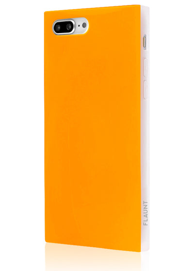 Neon Orange Square Phone Case #iPhone 7 Plus / iPhone 8 Plus