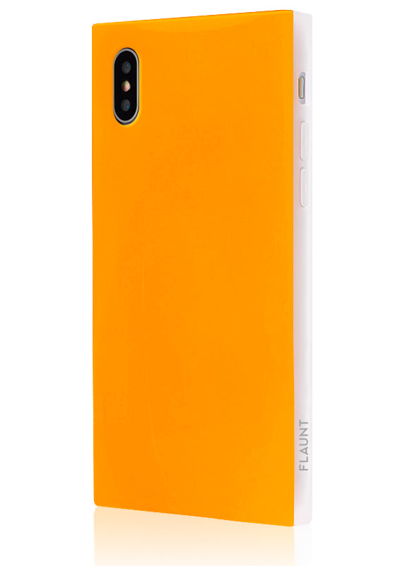 Neon Orange iPhone Case The SQUARE® Phone Case FLAUNT cases