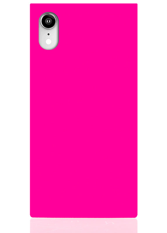 SQUARE® Neon Pink iPhone Case