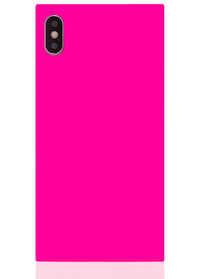 ["Neon", "Pink", "Square", "iPhone", "Case", "#iPhone", "XS", "Max"]