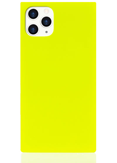 Neon Yellow Square iPhone Case #iPhone 11 Pro