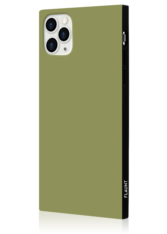 Olive Green SQUARE® iPhone Case FLAUNT