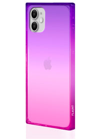 ["Ombre", "Pink", "and", "Purple", "Square", "Phone", "Case", "#iPhone", "11"]