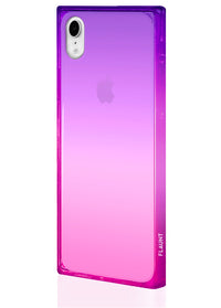 ["Ombre", "Pink", "and", "Purple", "Square", "Phone", "Case", "#iPhone", "XR"]