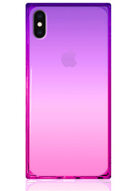 ["Ombre", "Pink", "and", "Purple", "Square", "iPhone", "Case", "#iPhone", "XS", "Max"]
