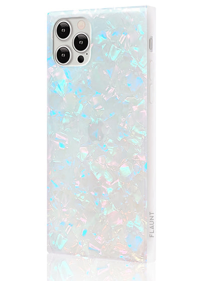 Opal Shell Square Phone Case #iPhone 12 / iPhone 12 Pro